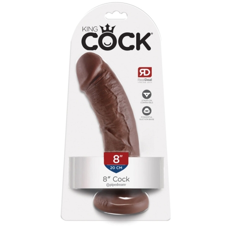 Фаллос-реалистик King Cock 8" Pipedream